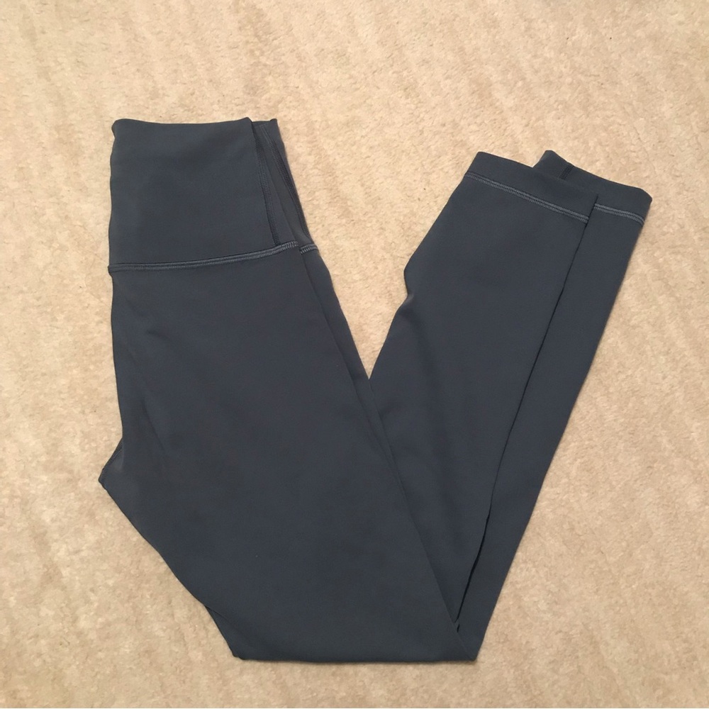 Lululemon Iron Blue Wunder Train 25"